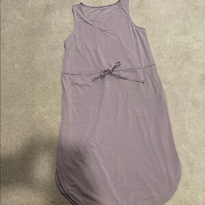 Garnet Hill Purple Sleeveless Dress